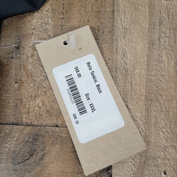 Albion Tankini‎ NWT Womens XXXL 3XL Black Bella High Waisted Swimwear Top - Picture 6 of 8